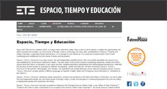 Desktop Screenshot of espaciotiempoyeducacion.com