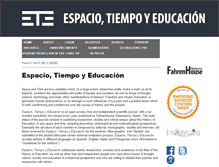 Tablet Screenshot of espaciotiempoyeducacion.com